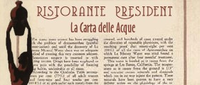 La "Carta delle Acque" del President