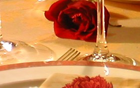 Il Menu della Cena con i Fiori