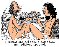 Ricette Immorali: Illustrazione del Pane e Pomodoro